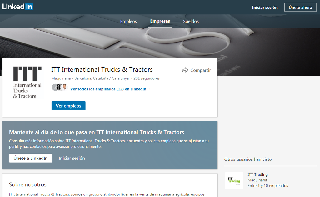 ITT dans LinkedIn