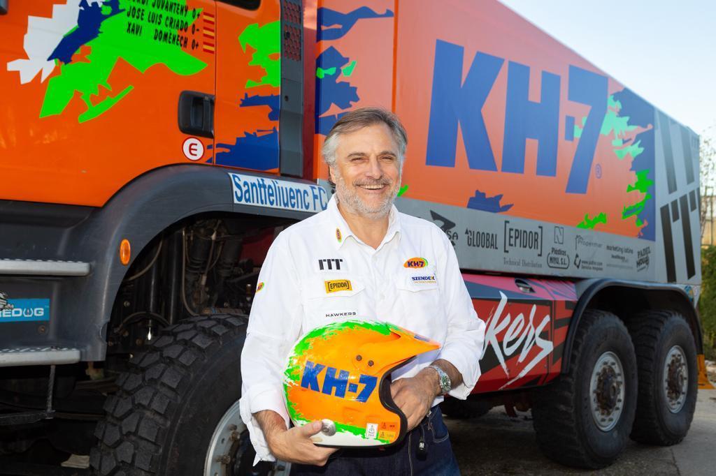 Xavier Domenech en el Dakar